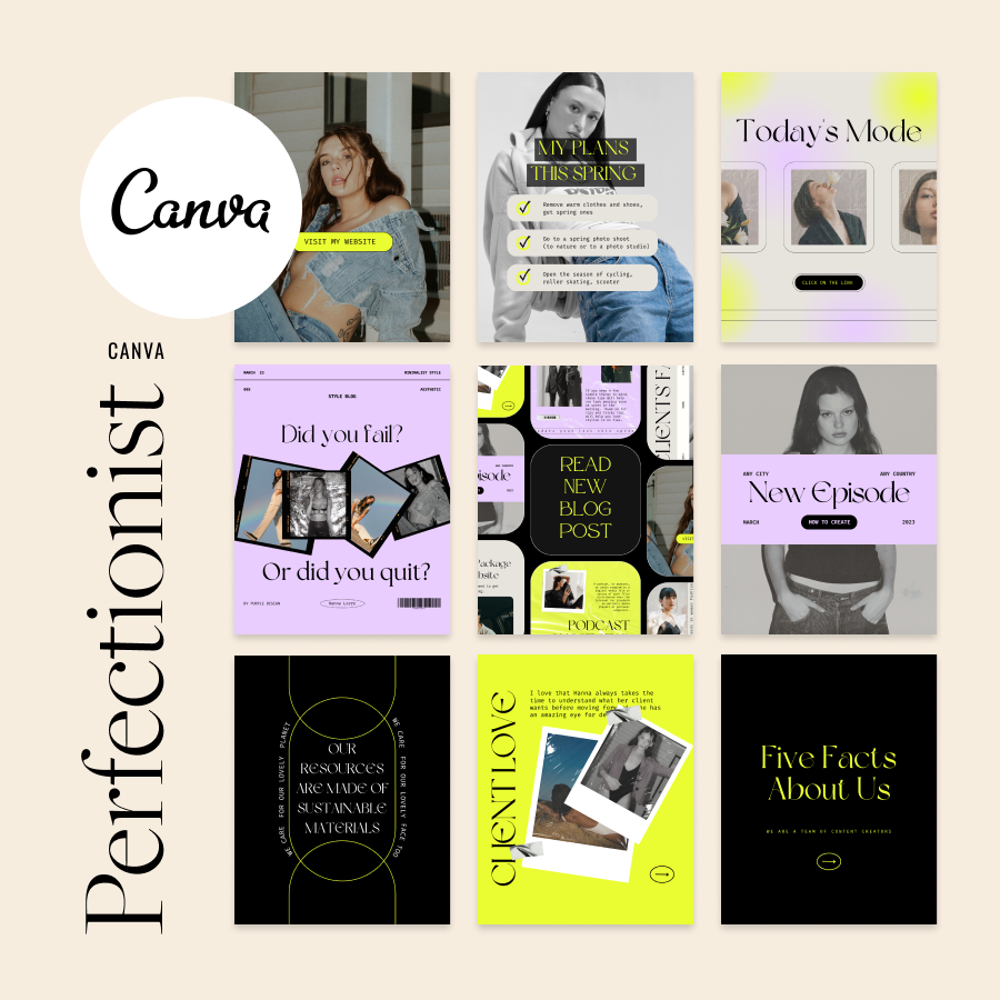 Canva Templates For Instagram and Pinterest — Applet Studio