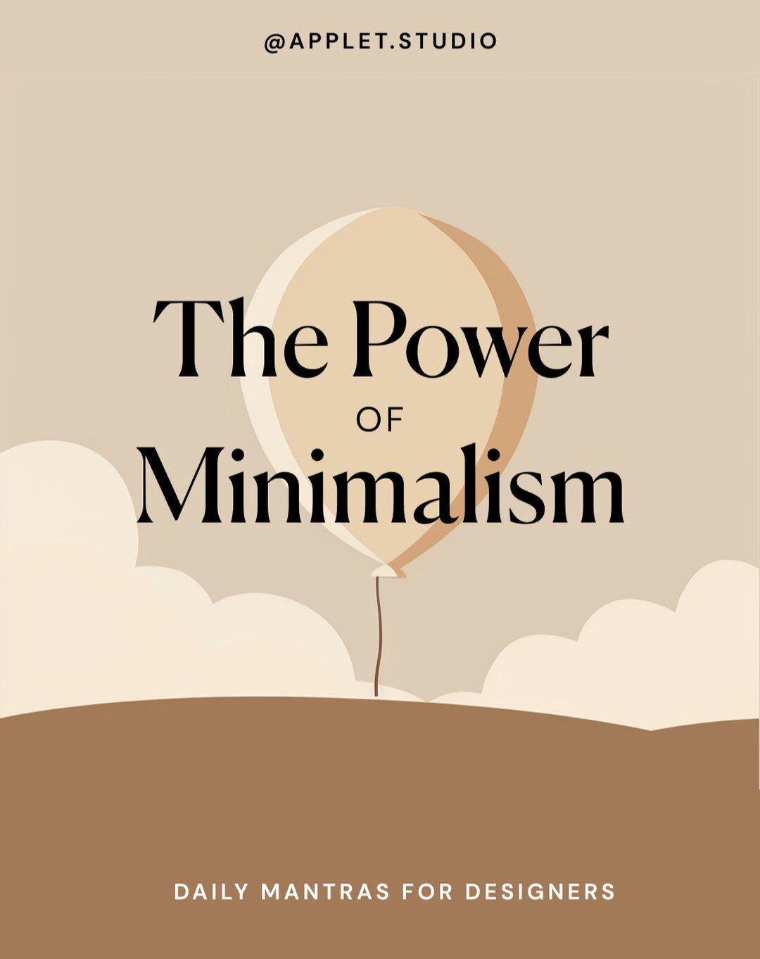 Making a simple design is harder than creating a busy design. Minimalism teaches us the art of letting go! Minimalistic doesn't mean boring or basic, rather - intentional! #minimalism #squarespace #design