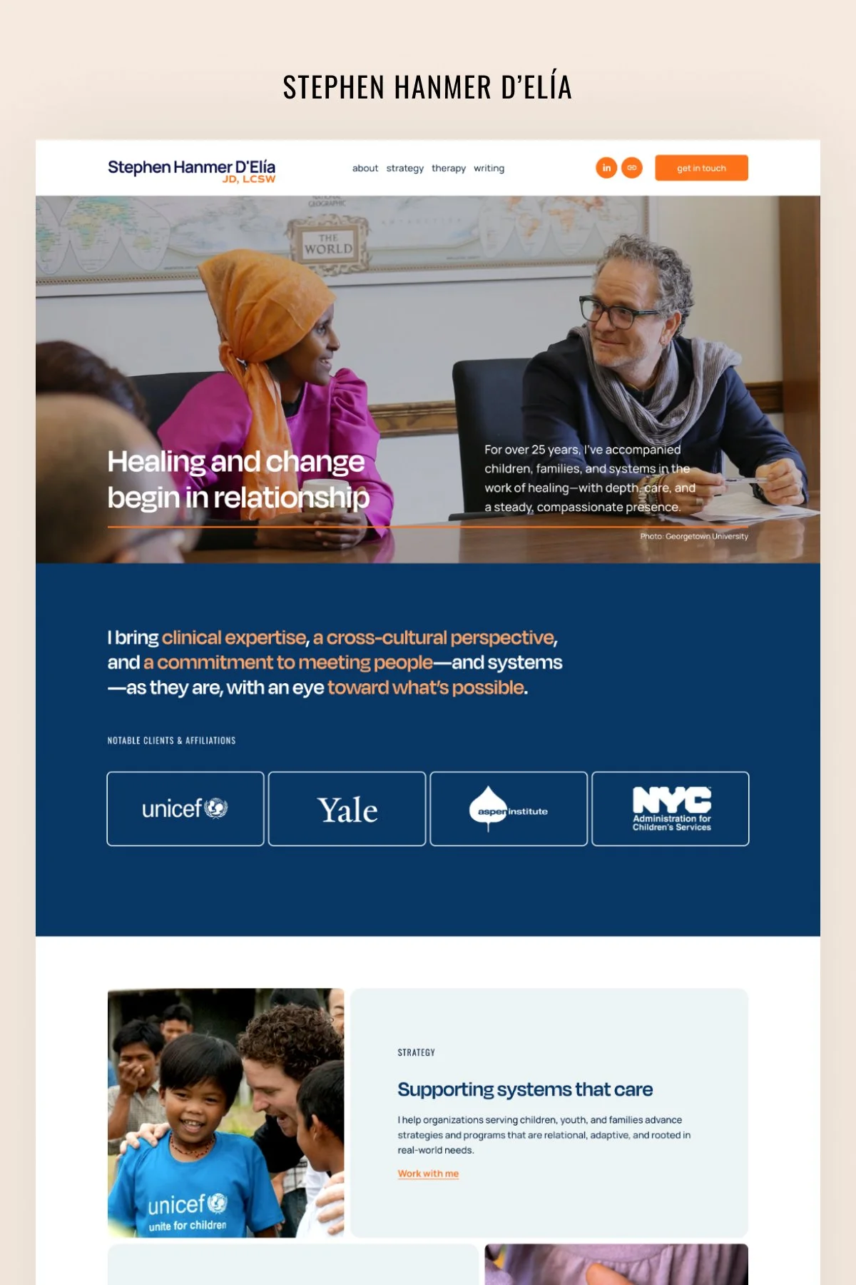 Human-Centered Squarespace Website for a Clinical Social Worker
