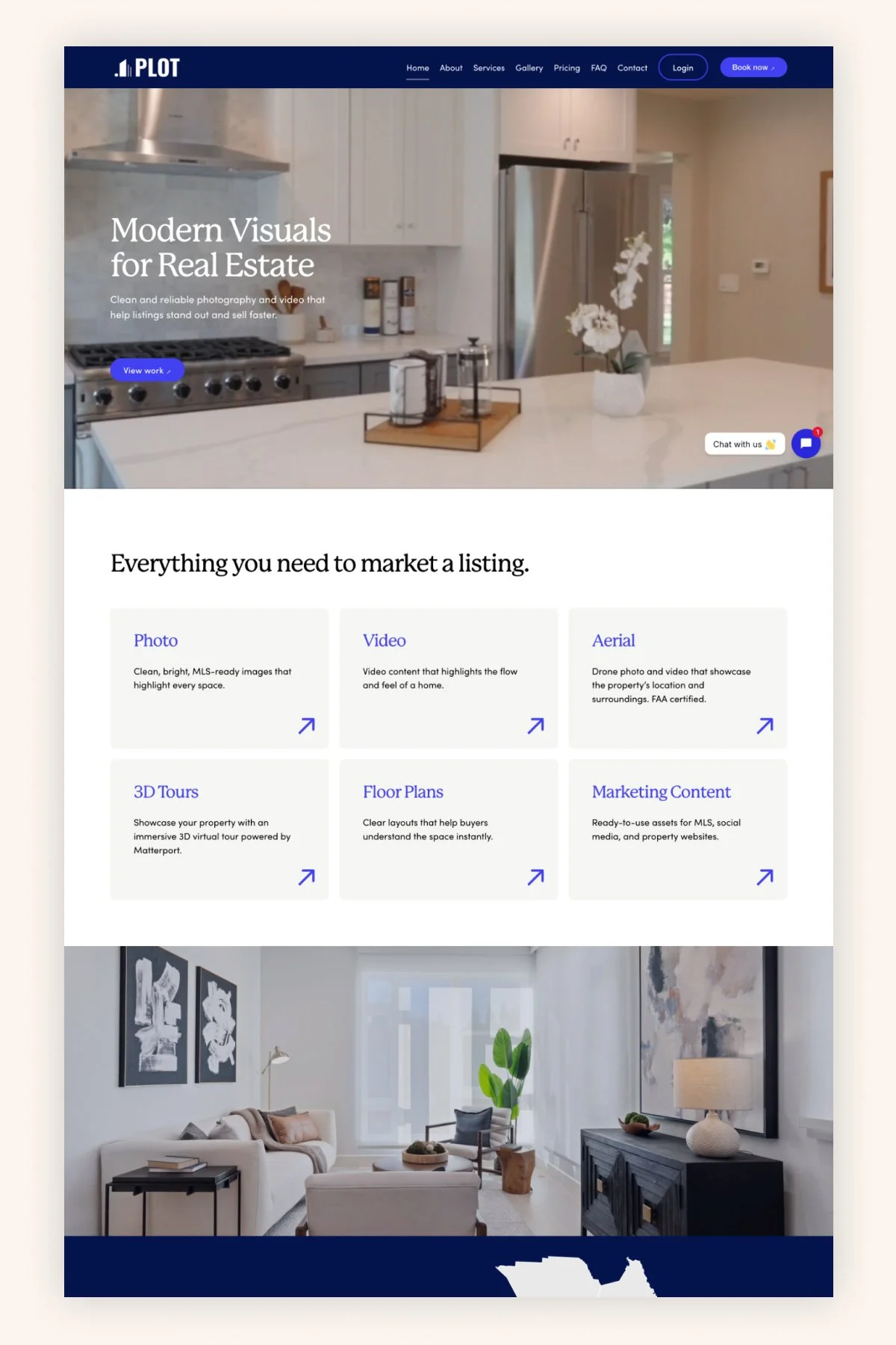 Sharp Squarespace Website for a Real Estate Media Company