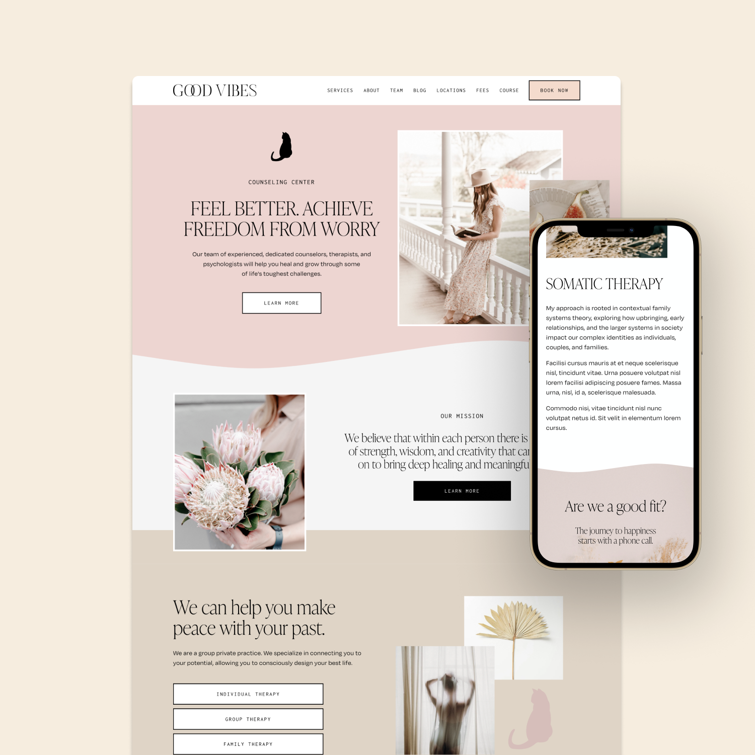 Good Vibes – Squarespace 7.1 Fluid Engine