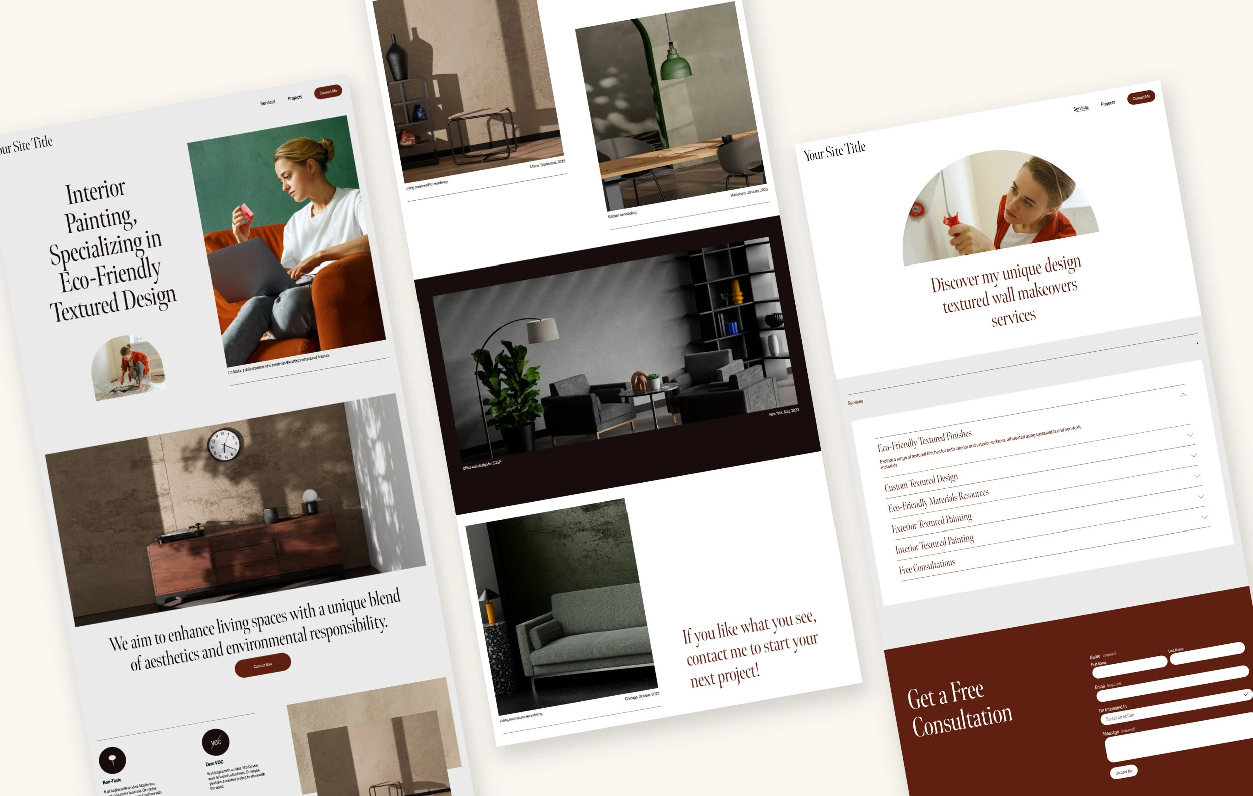 Squarespace Templates for Interior Designers