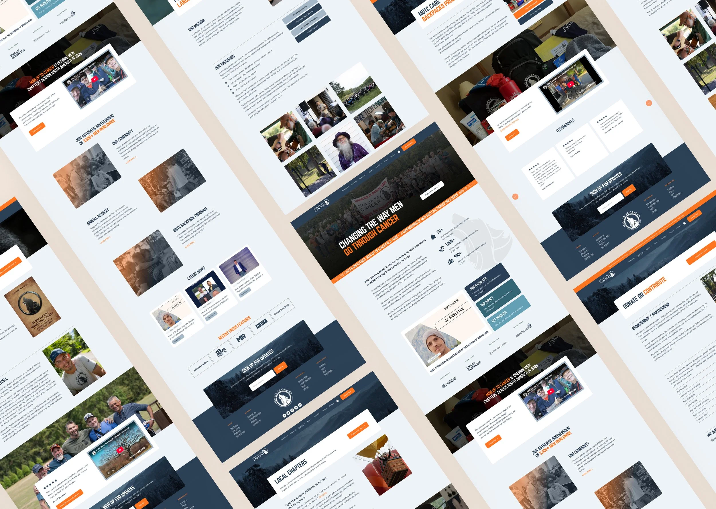 Squarespace website for a non-profit organization