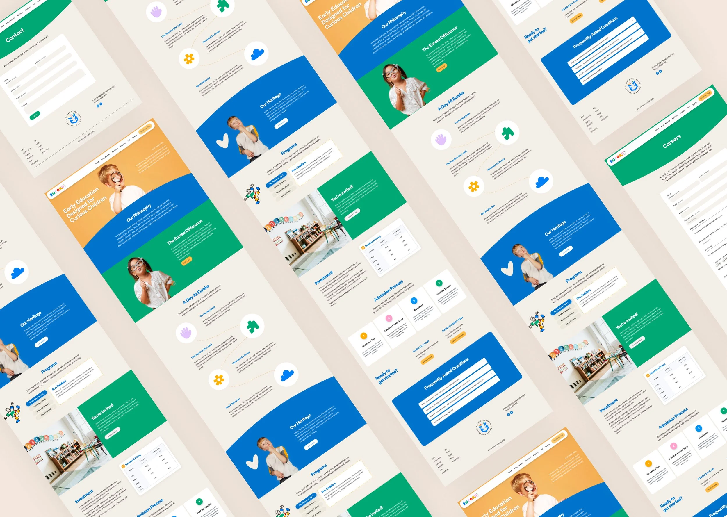 Squarespace Website for a preschool