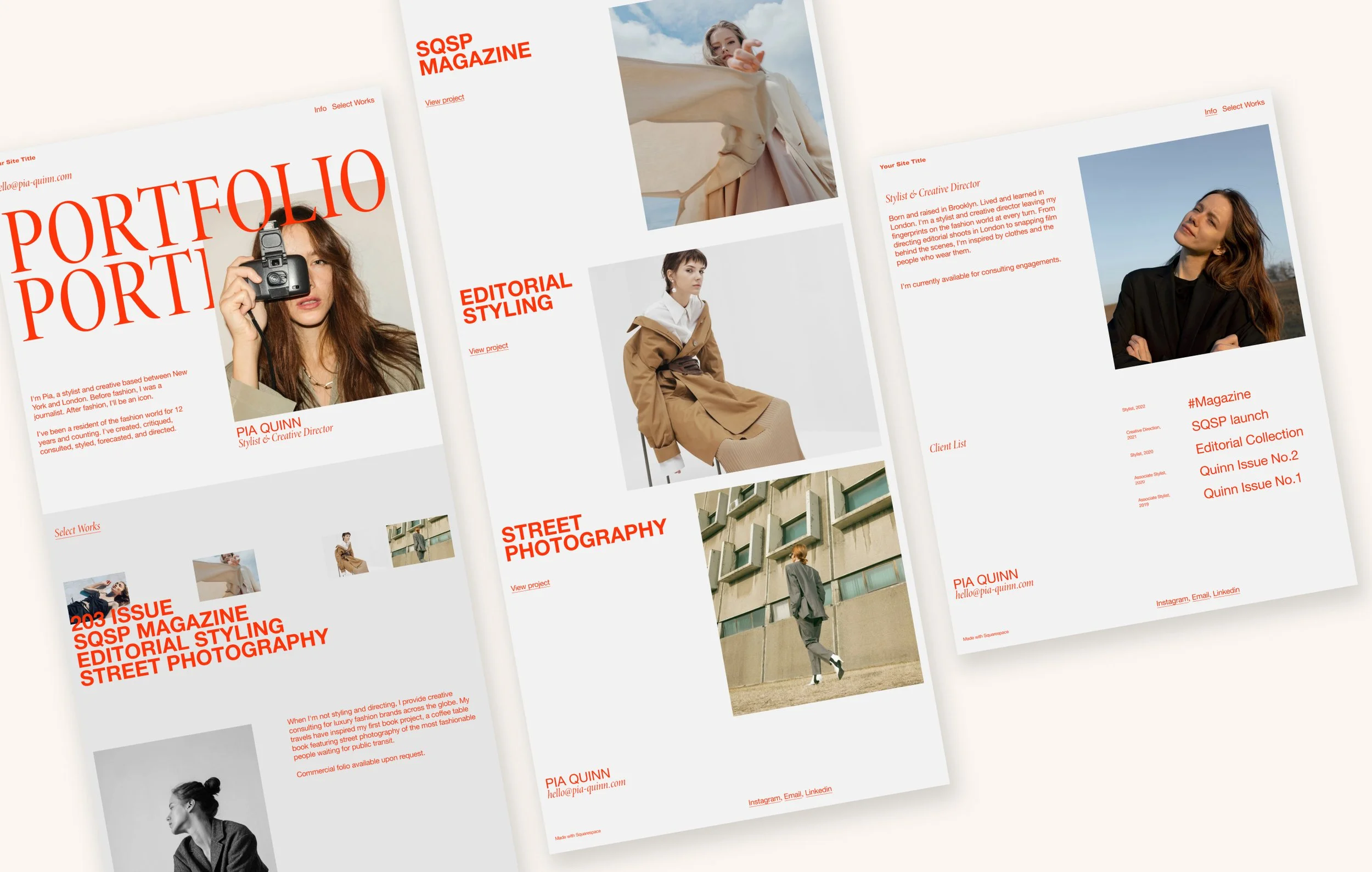 Squarespace Templates for Interior Designers