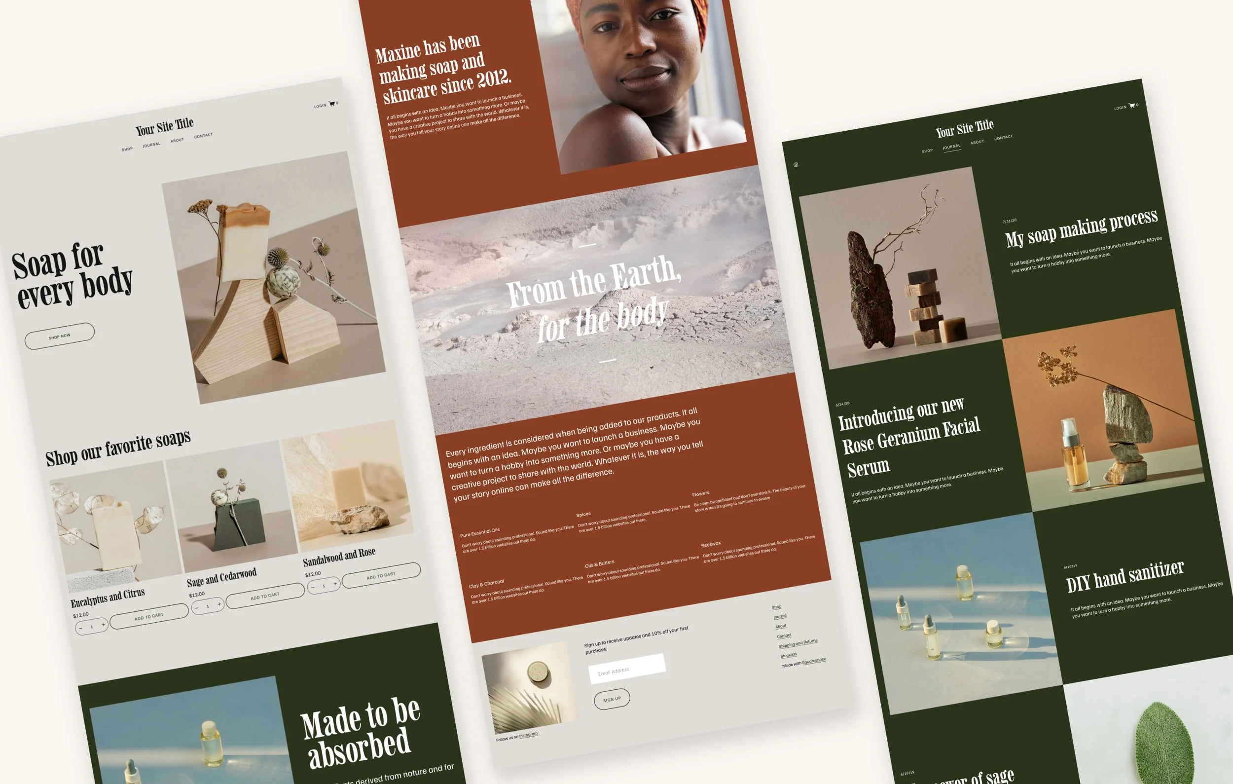 Squarespace Templates for Interior Designers