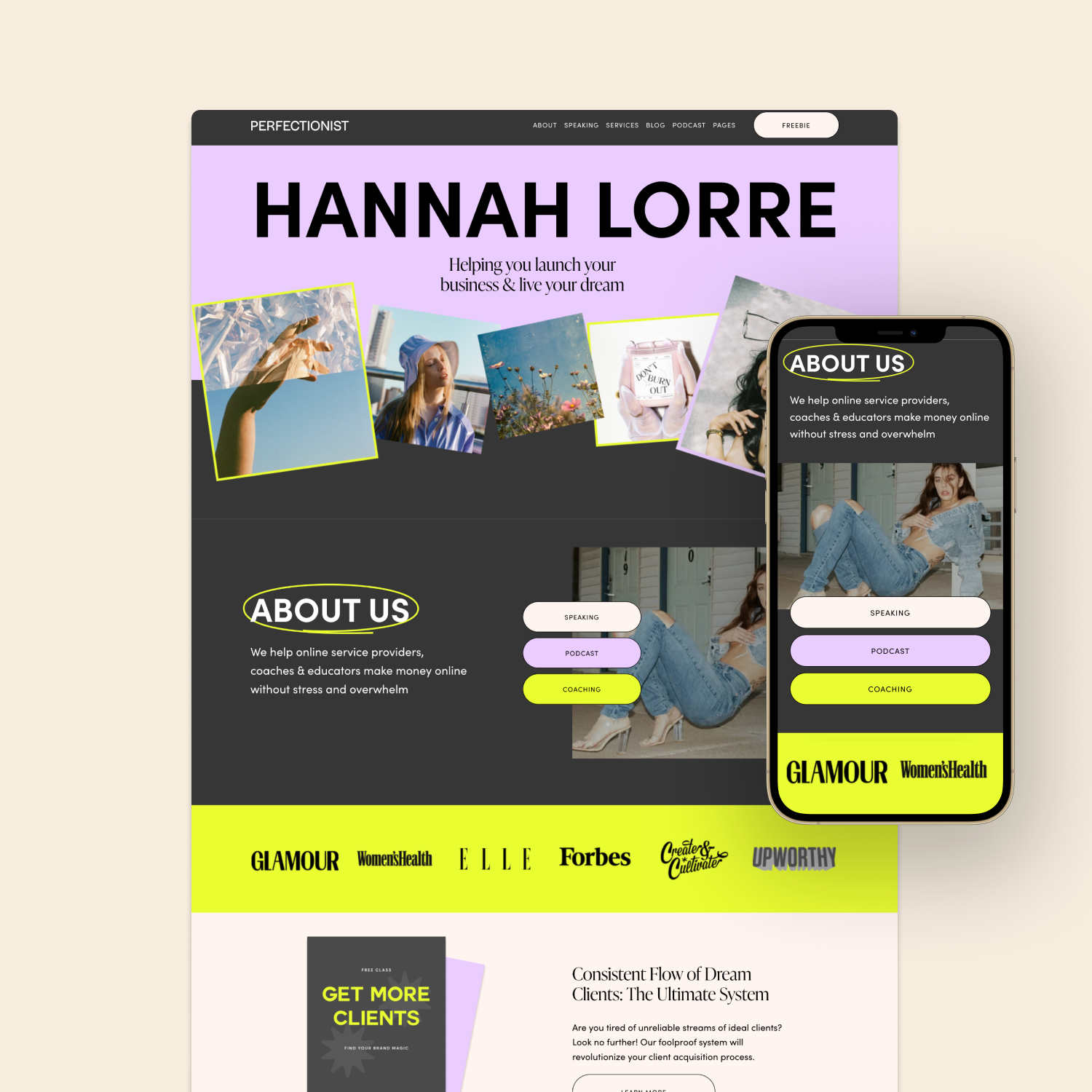 Perfectionist – Squarespace 7.1 Fluid Engine