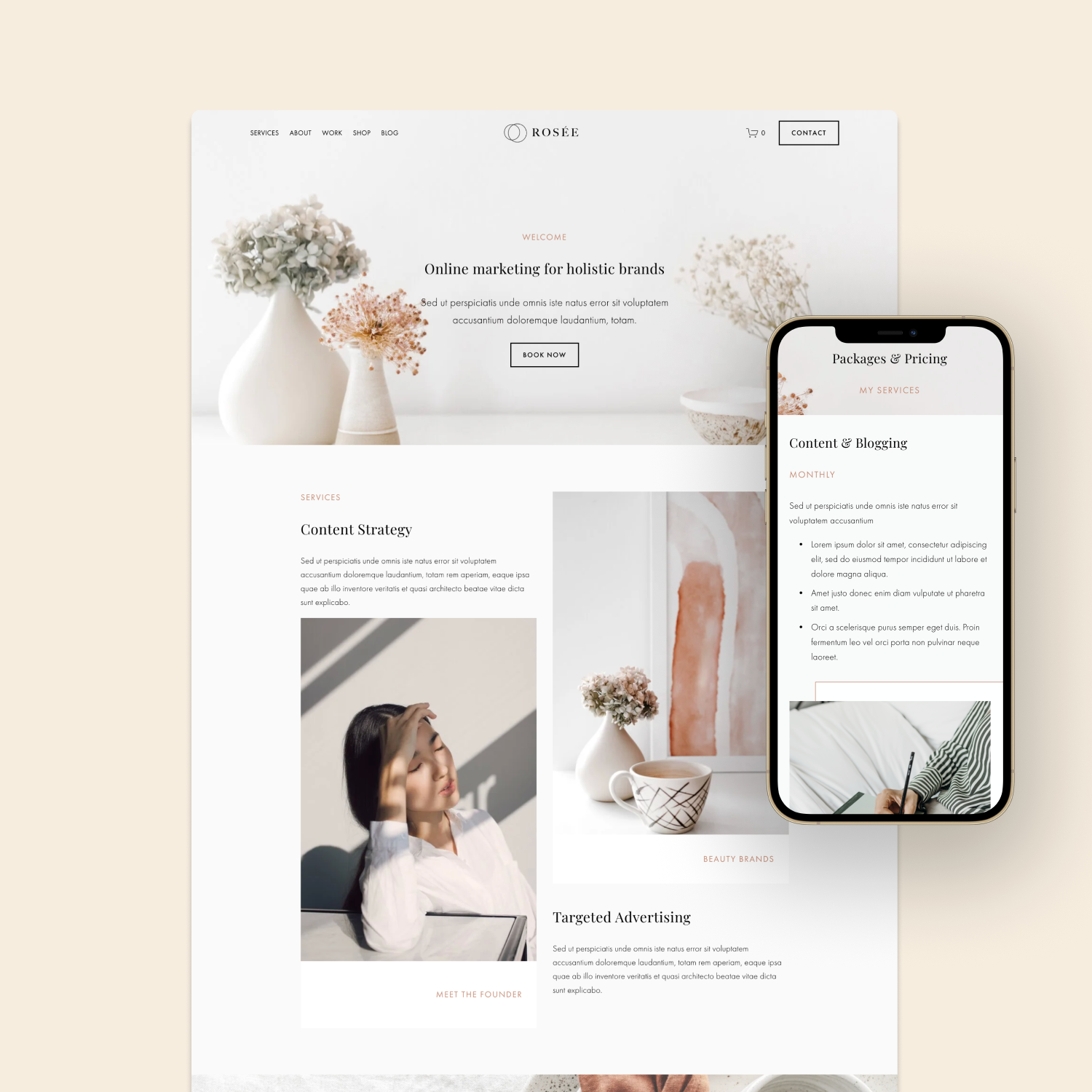 Rosée – Squarespace 7.1 Fluid Engine