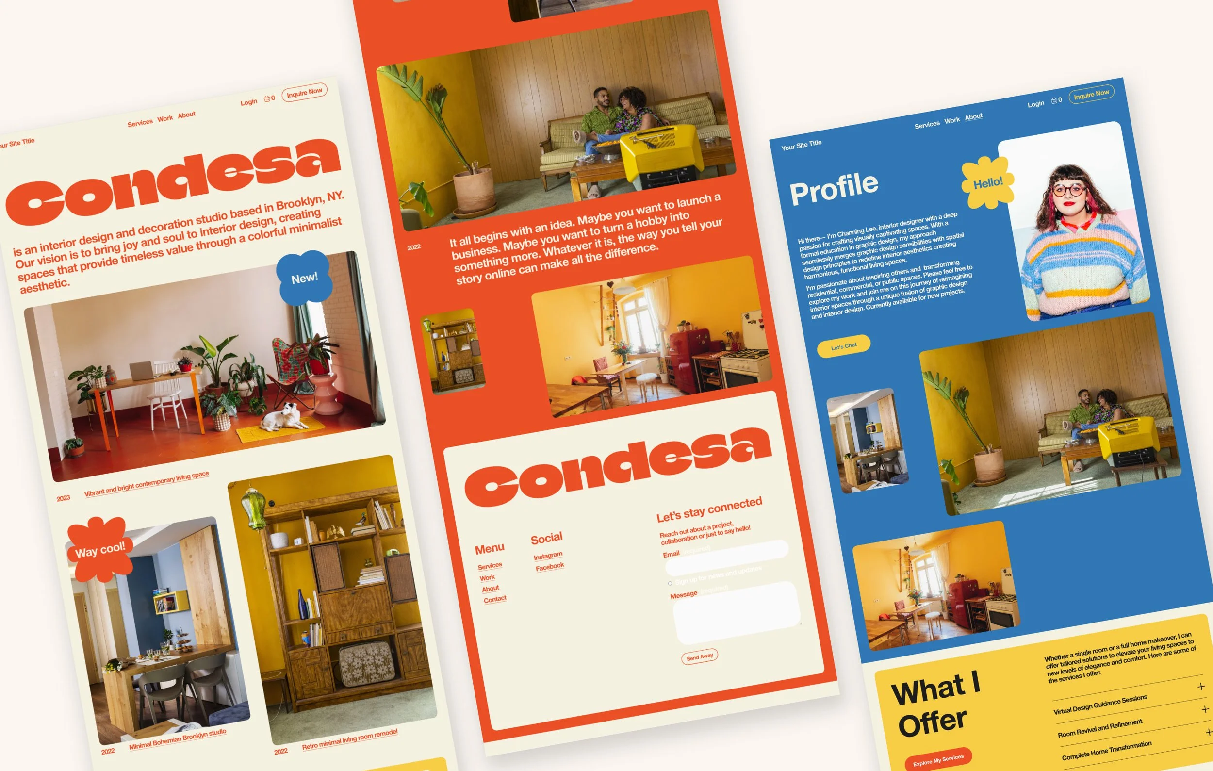 Squarespace Templates for Interior Designers