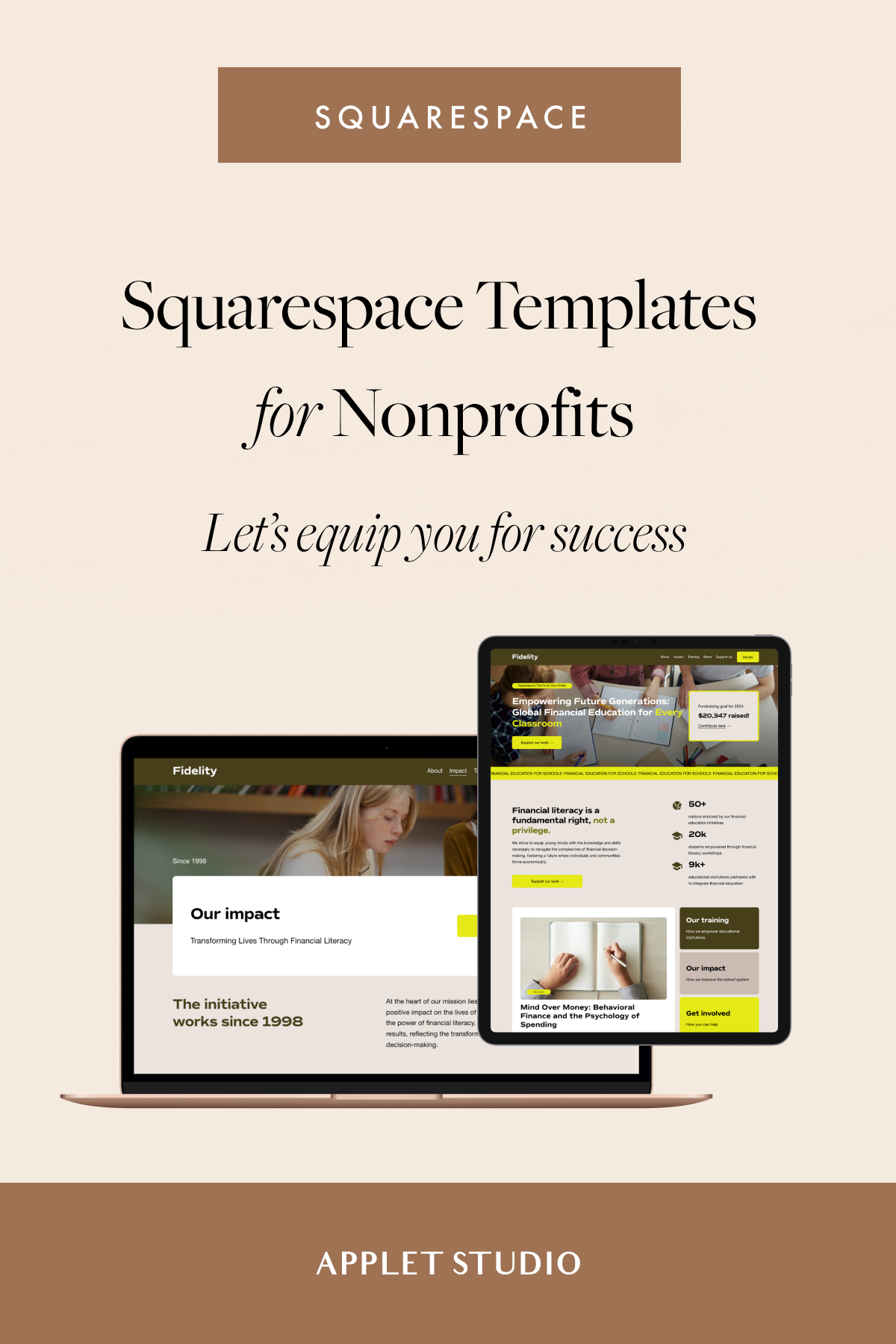 Squarespace for Nonprofits Essential Features — Applet Studio