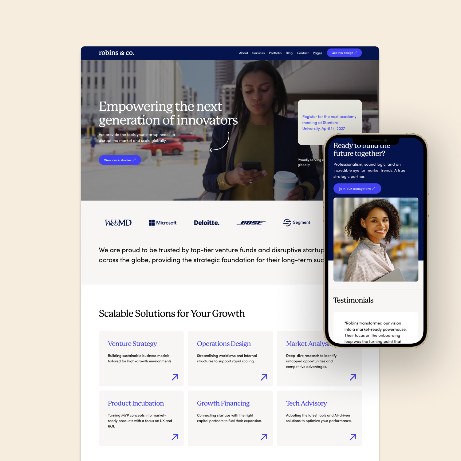 Robins – Squarespace 7.1 Fluid Engine