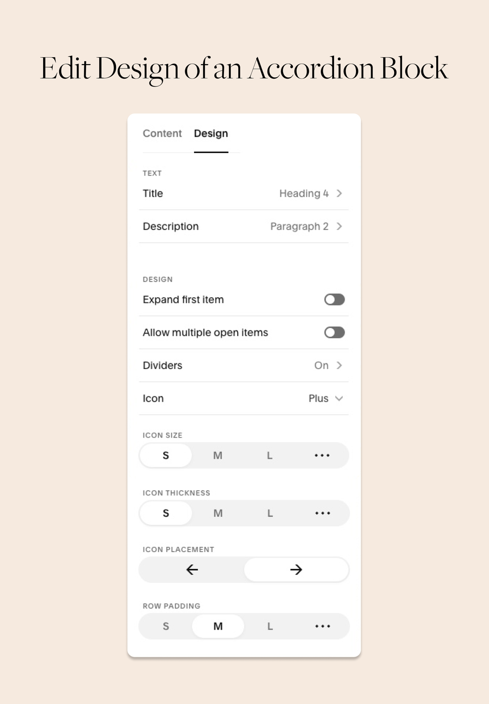 How to Create and Style a Squarespace Accordion Block — Applet Studio