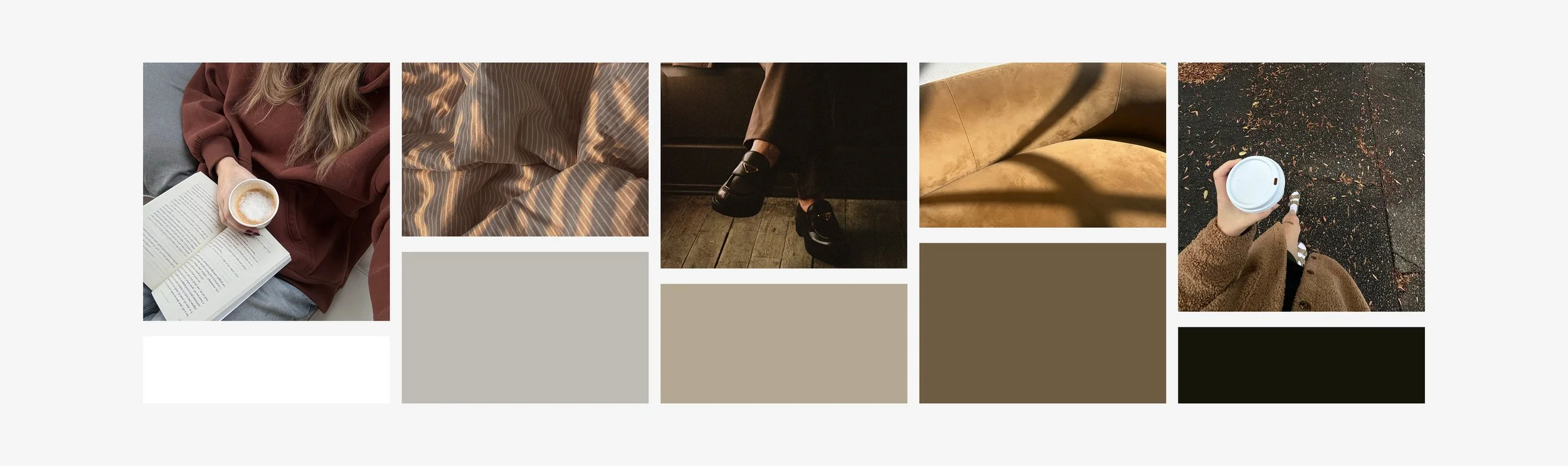 Color palette for Squarespace website