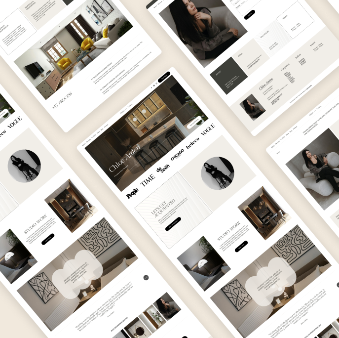 Chloe – Classy Squarespace Template for Interior Designers — Applet Studio