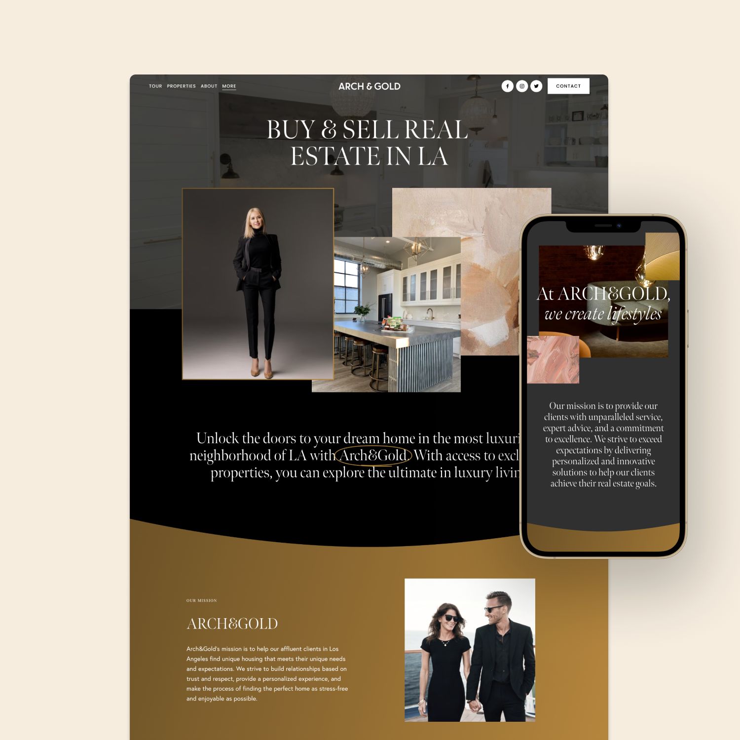 Arch&Gold – Squarespace 7.1 Fluid Engine