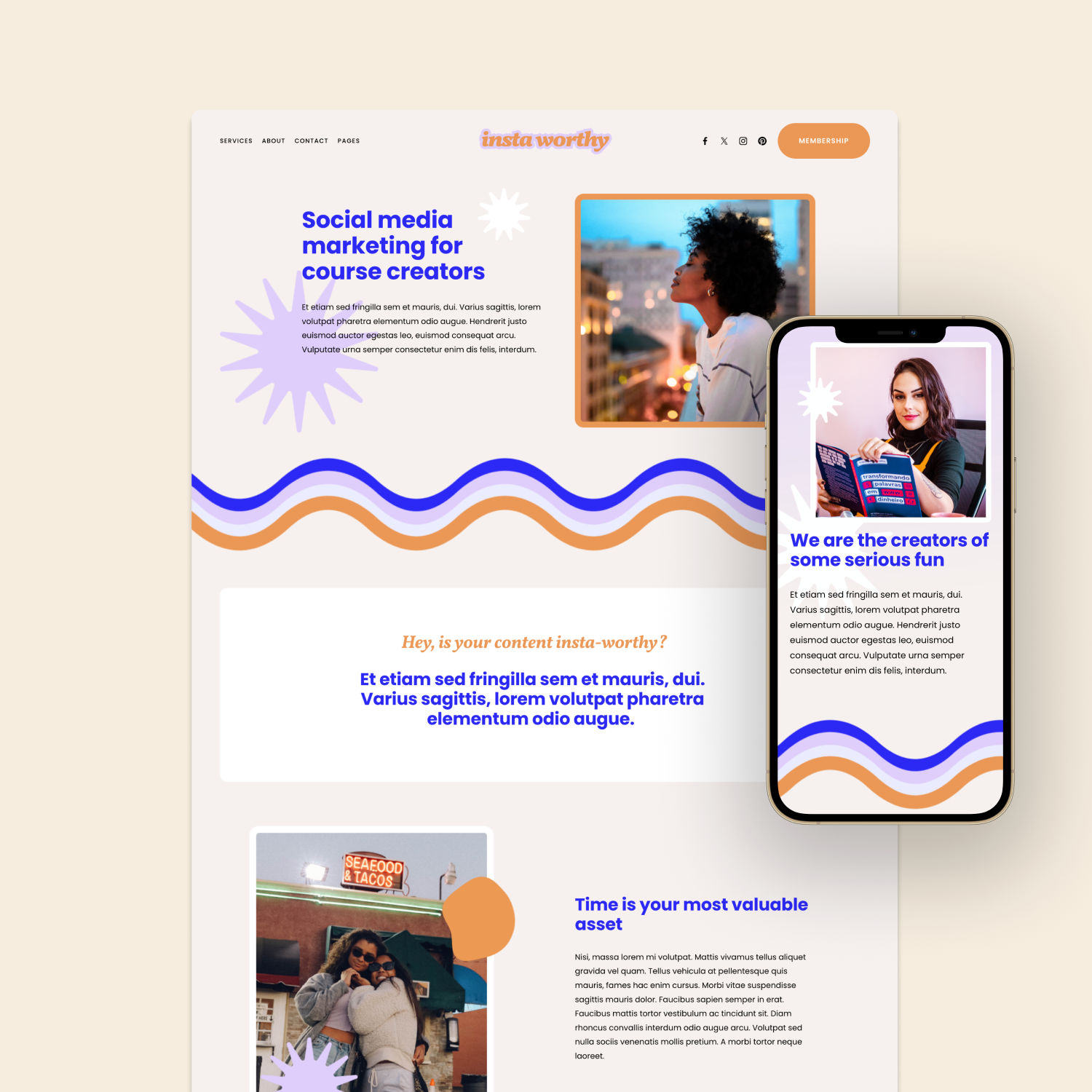 InstaWorthy – Squarespace 7.1 Fluid Engine