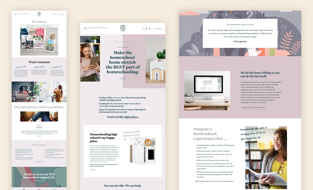 Squarespace Website for an Online Academy — Applet Studio