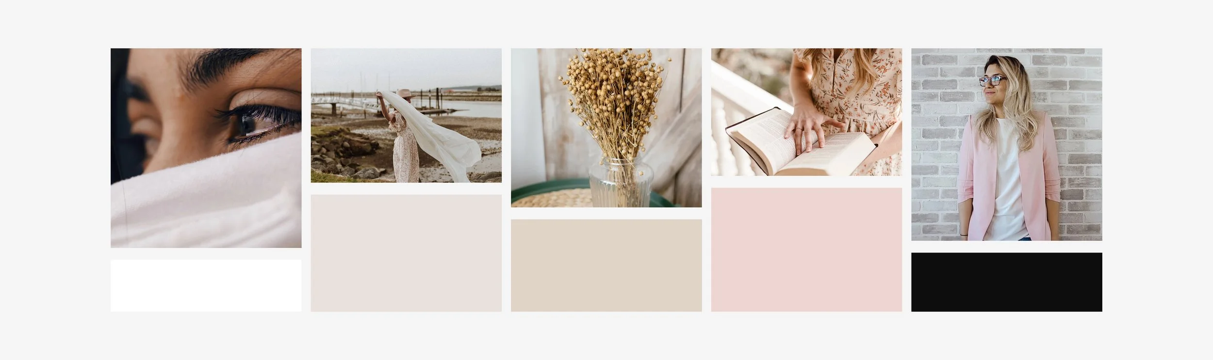 Color palette for Squarespace website