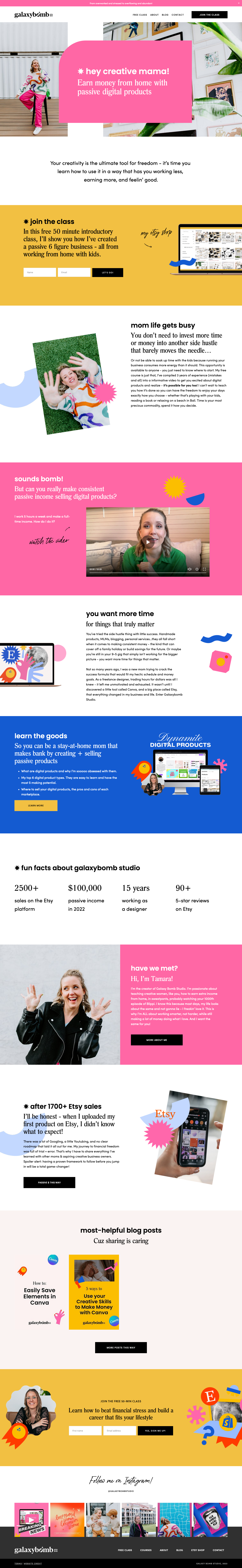 Squarespace Website for a Course Creator — Applet Studio