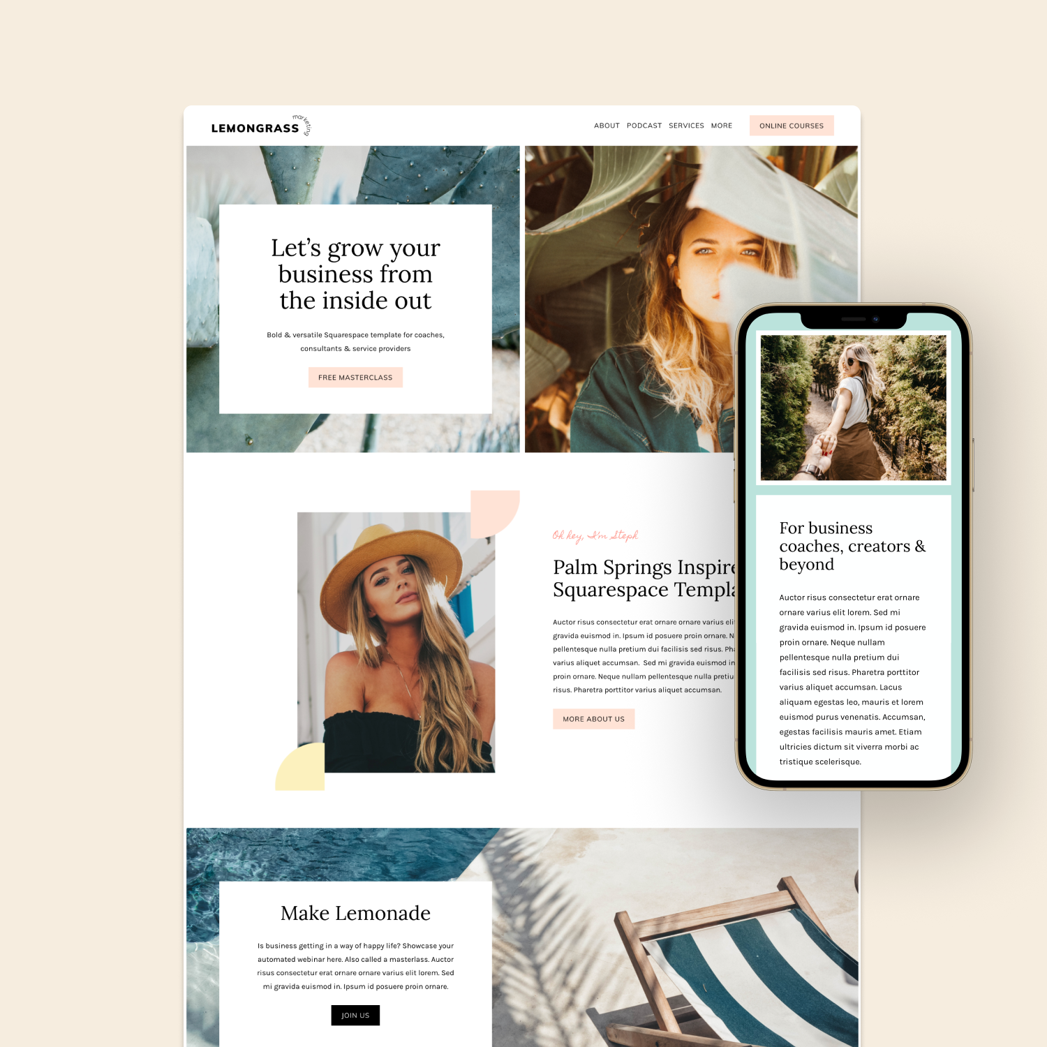 Lemongrass – Squarespace 7.1 Fluid Engine