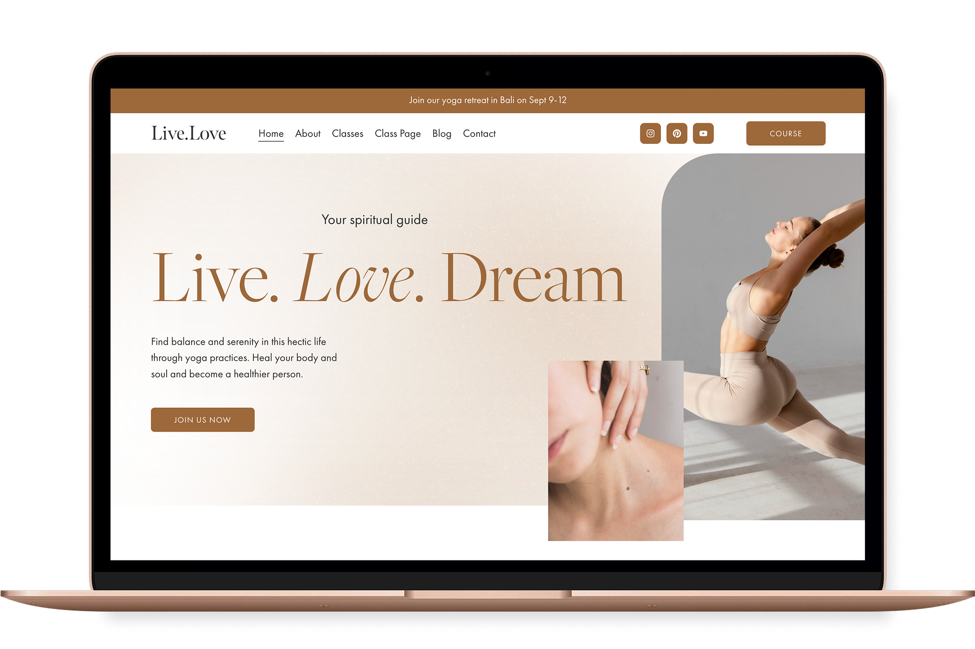 Inviting Squarespace template for therapists — calm editorial design for private practice
