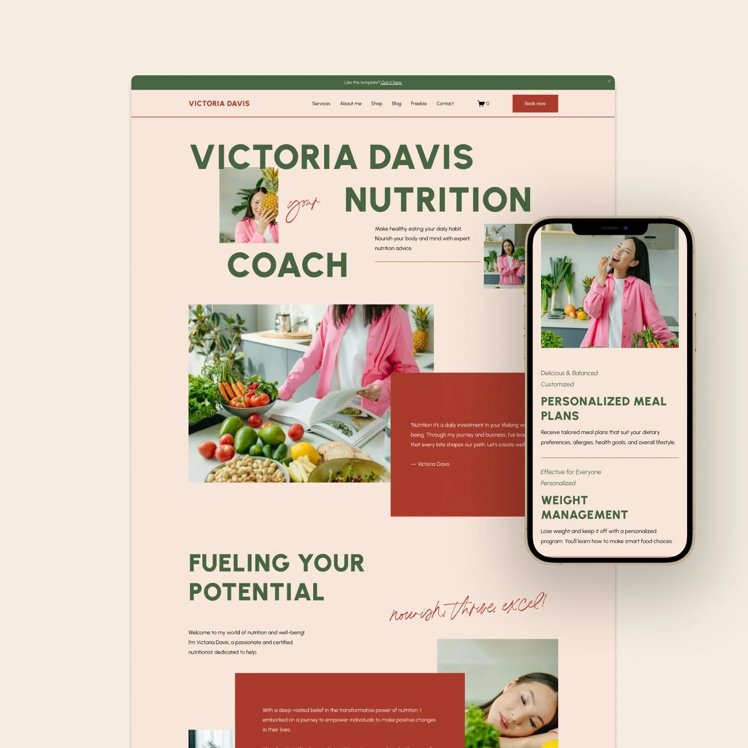 Nourish – Squarespace 7.1 Fluid Engine