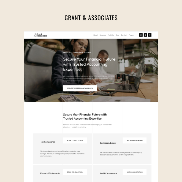Grant – Squarespace 7.1 Fluid Engine