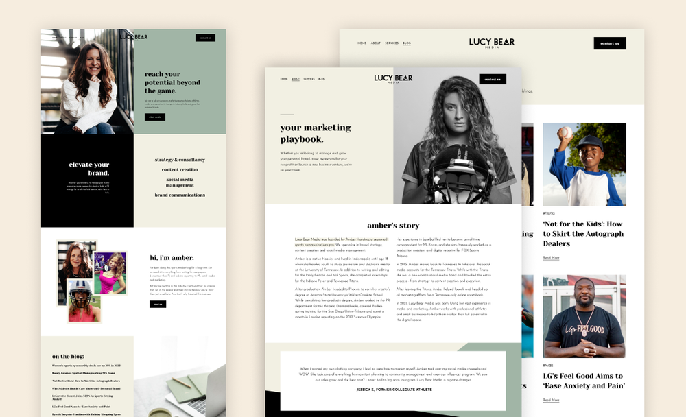 Squarespace Website for a Marketing Agency — Applet Studio