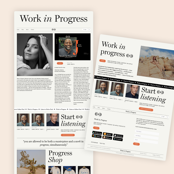 25 Podcaster Websites on Squarespace for Your Inspiration — Applet Studio