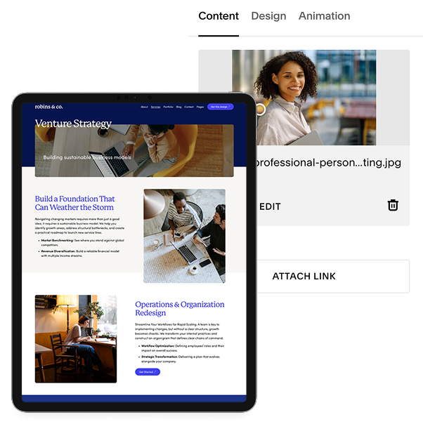 Premium Squarespace law firm website template with professional design
