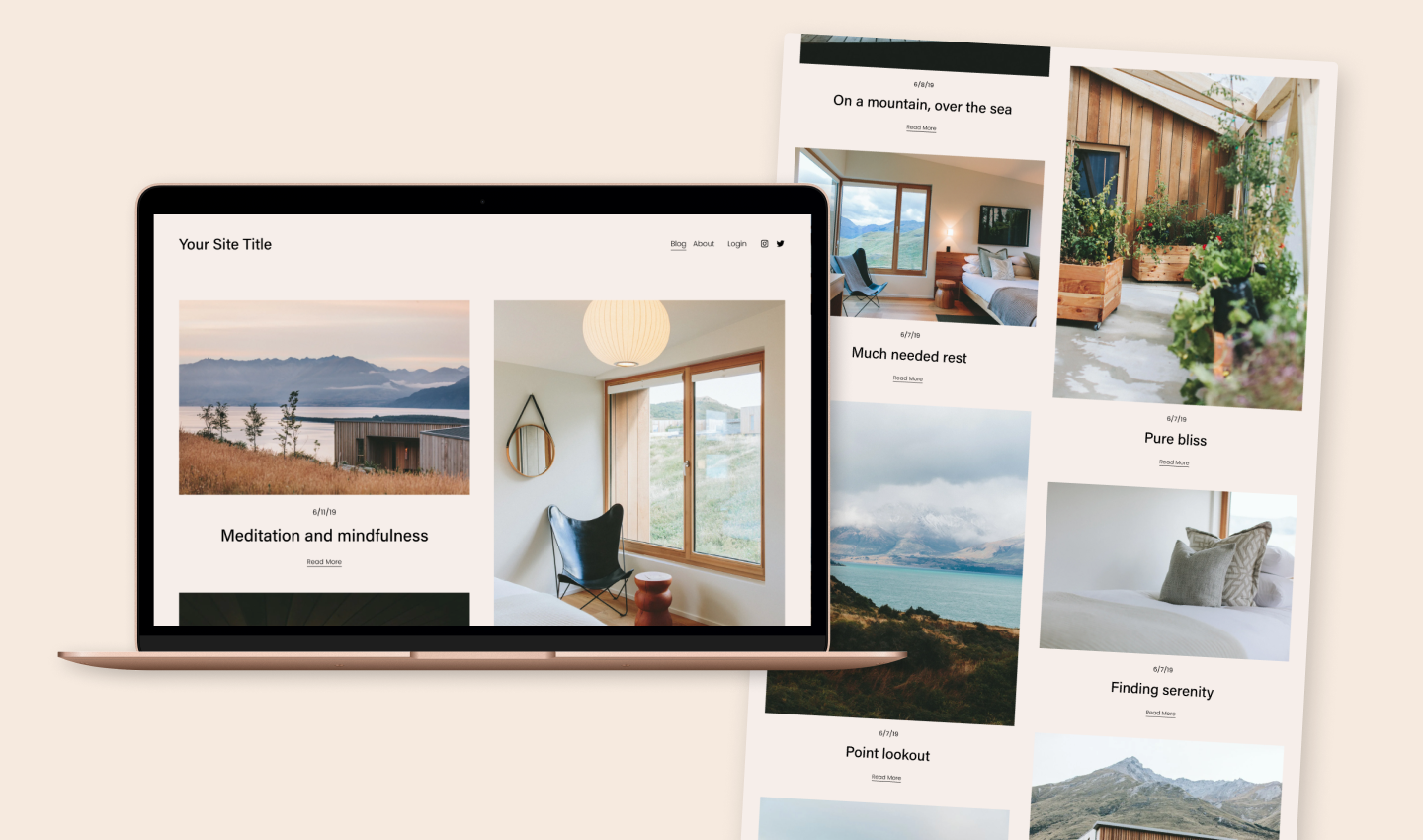 best squarespace templates for blogs Souto