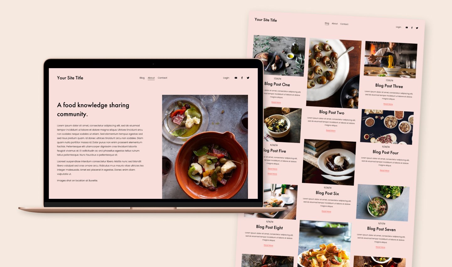 best squarespace templates for blogs Brower