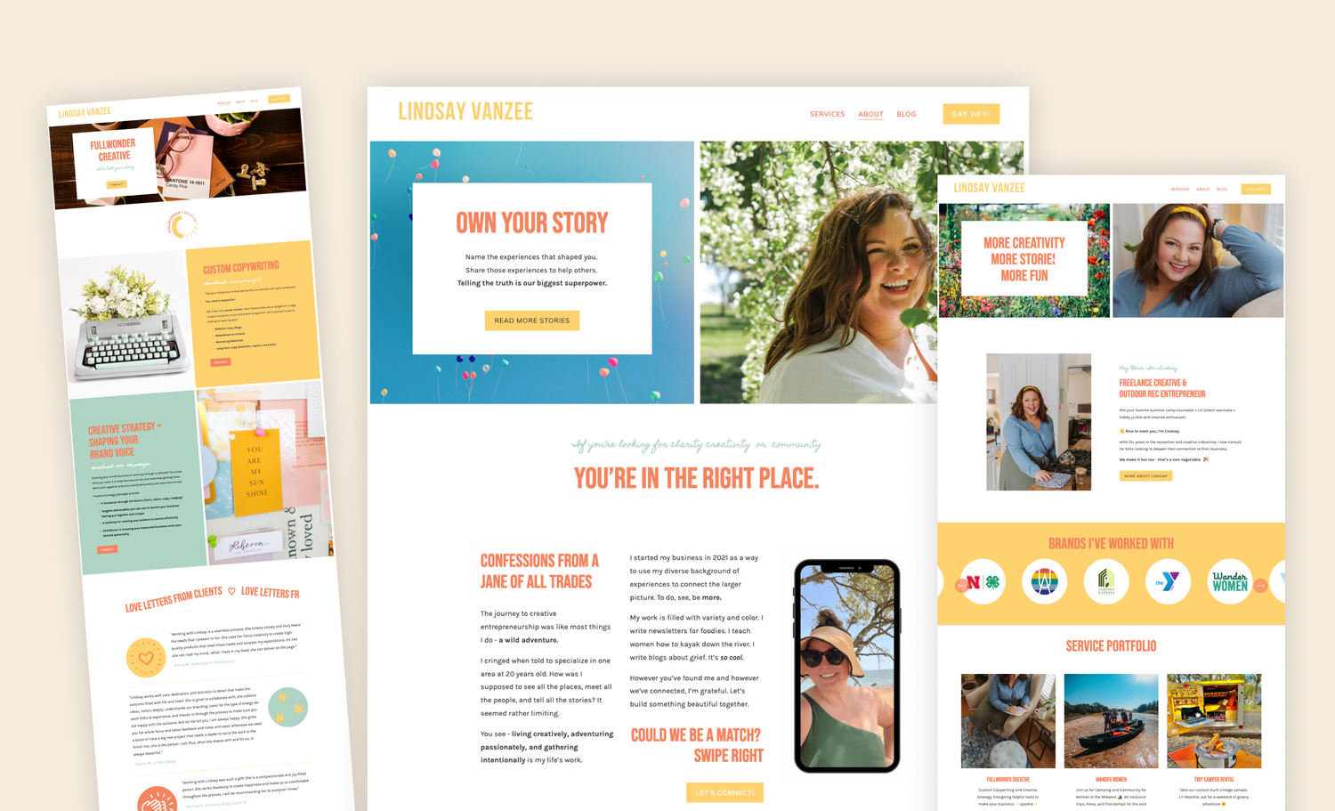 Squarespace Website for a Creative Strategist — Applet Studio