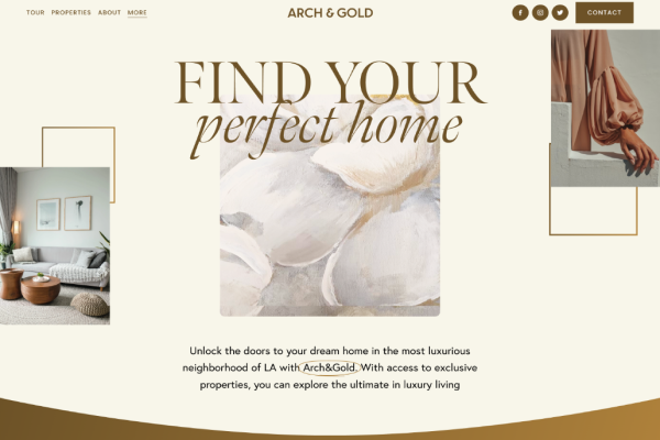 Arch Squarespace template