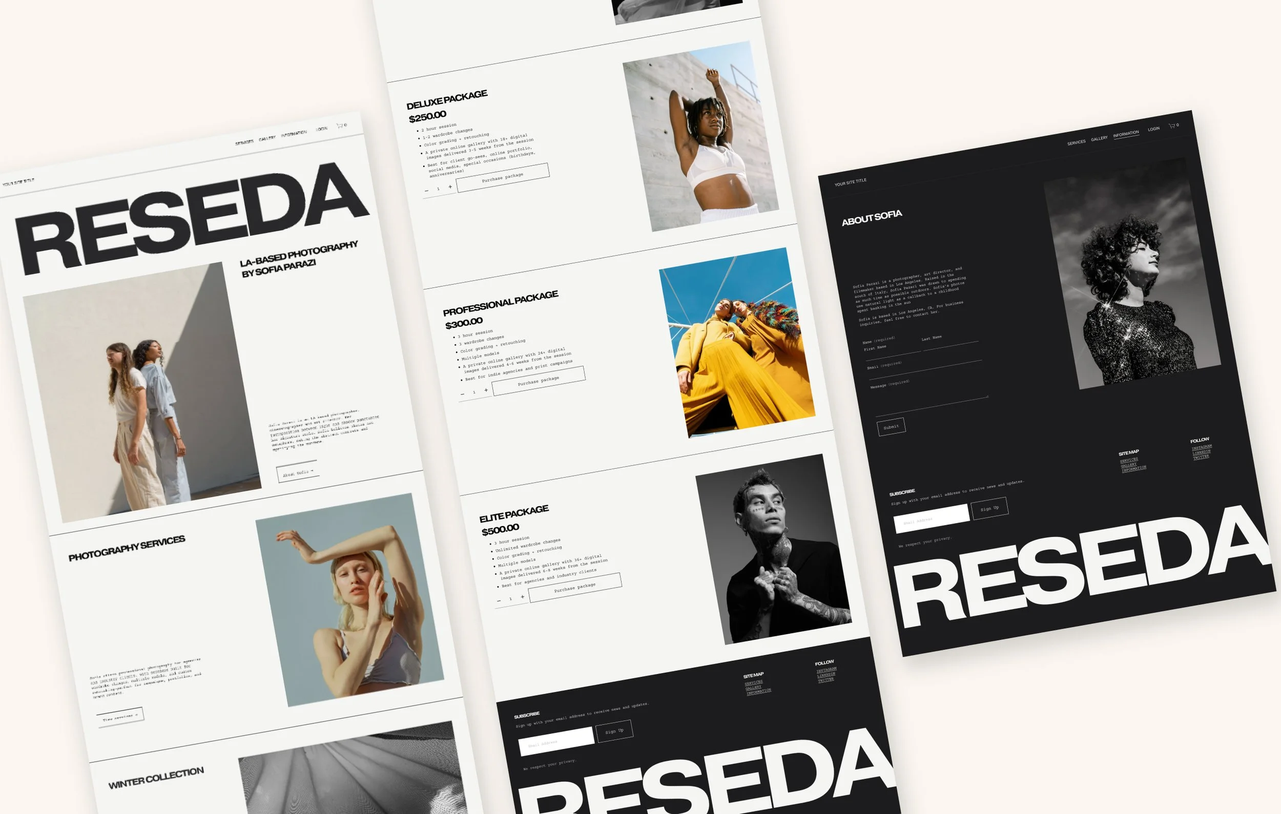 Squarespace Templates for Interior Designers