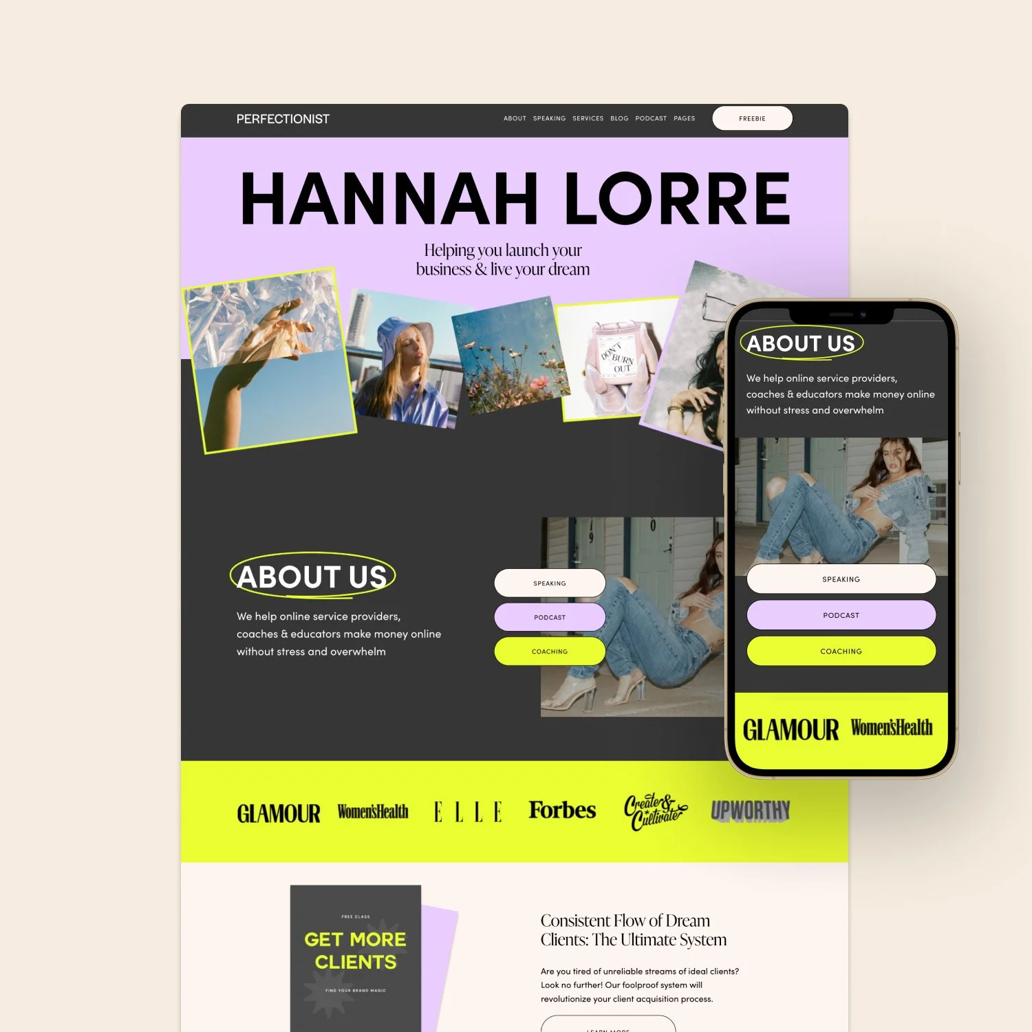 Perfectionist – Squarespace 7.1 Fluid Engine