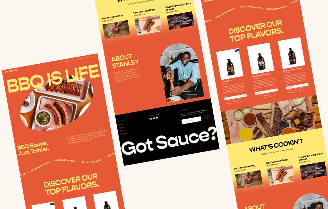 Free Squarespace Template Lexington
