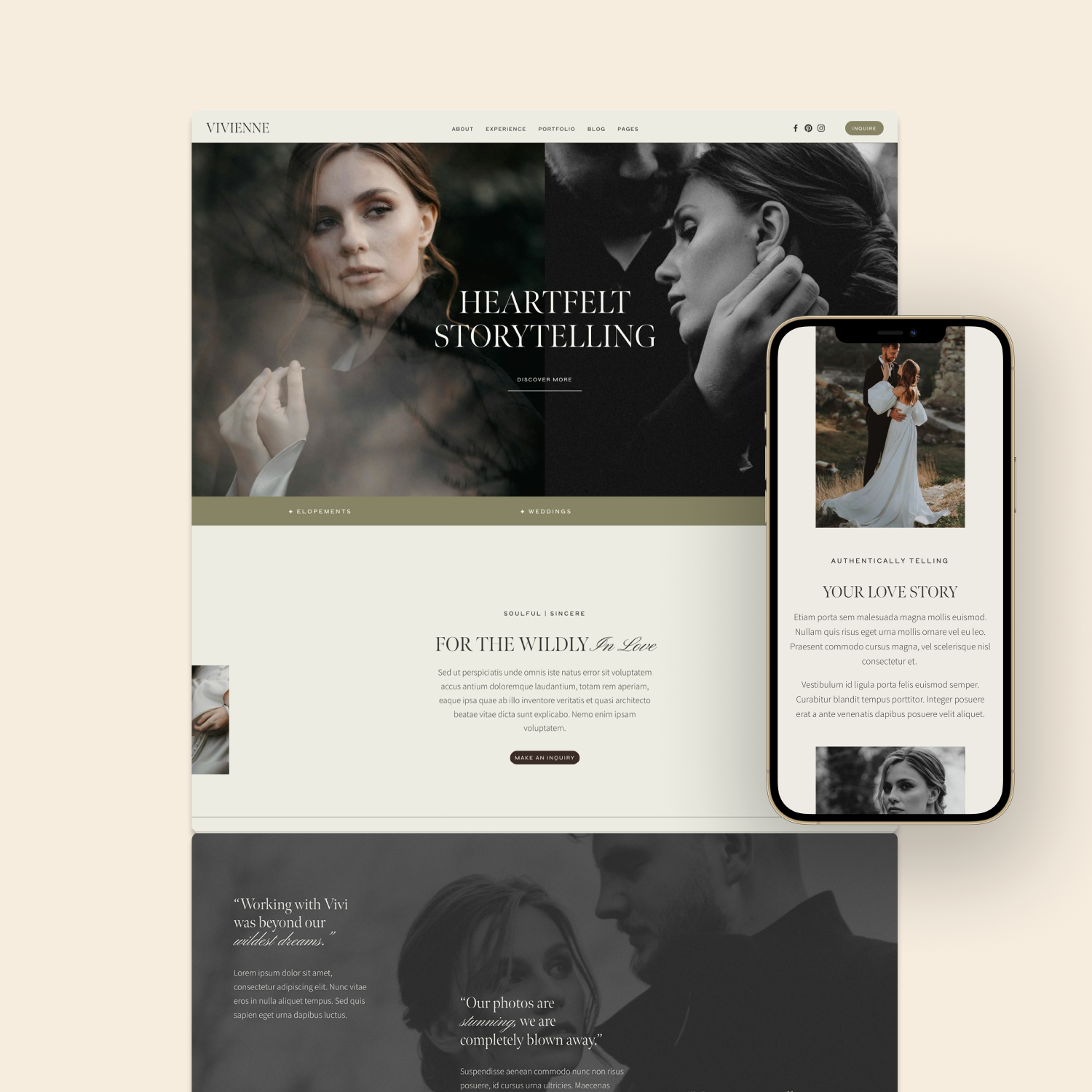 Vivienne – Squarespace 7.1 Fluid Engine
