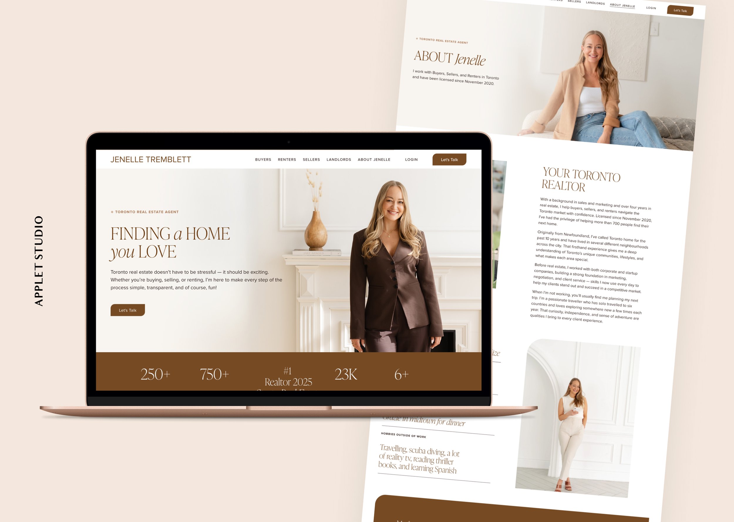 Squarespace Website for real estate agent