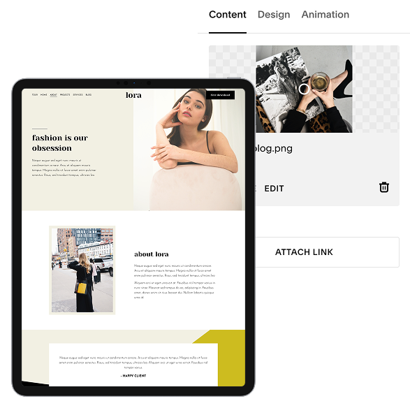 Premium Squarespace photography website template with clean editorial design