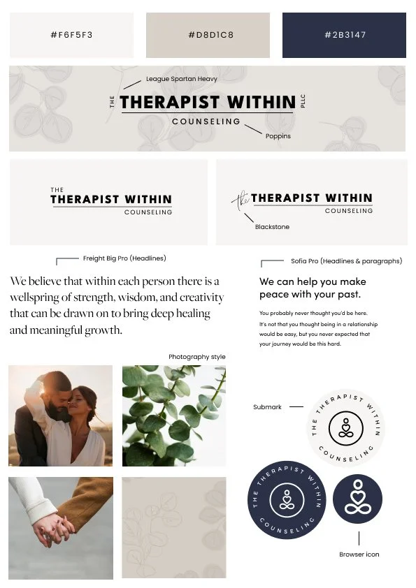 Sleek Squarespace Website for Therapist — Applet Studio