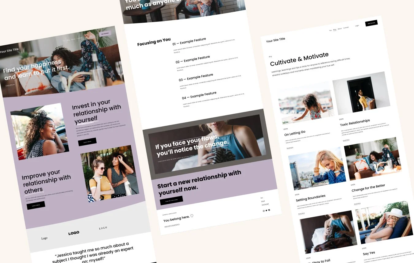 Free Squarespace Template Almar