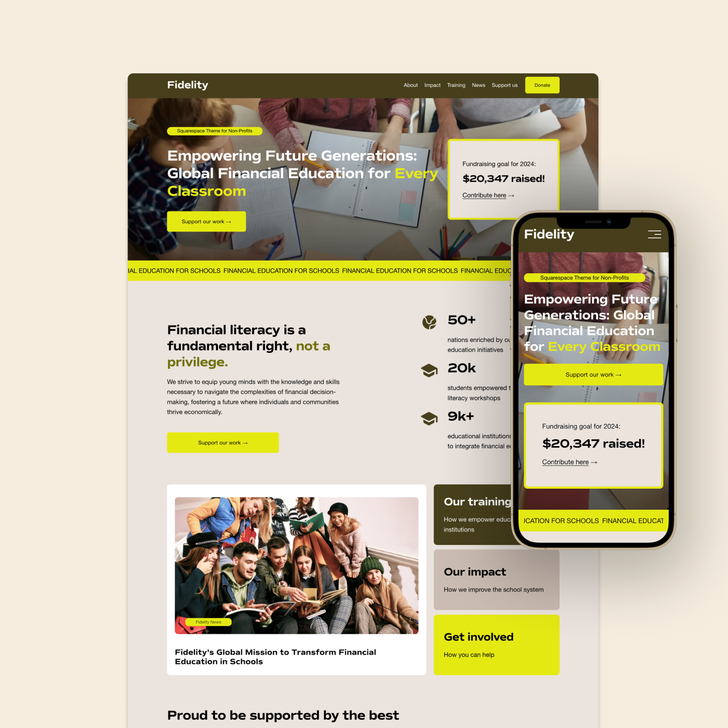Fidelity – Squarespace 7.1 Fluid Engine