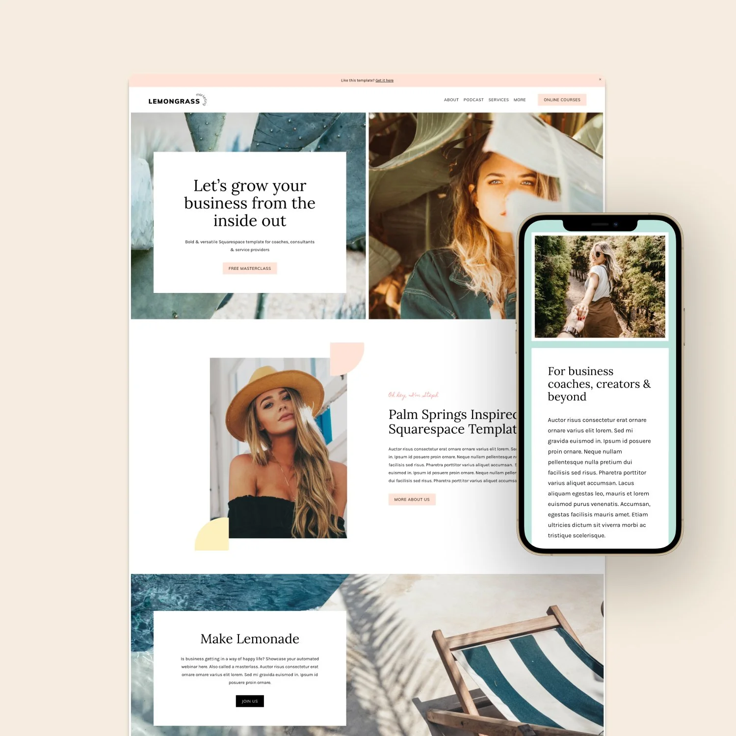 Lemongrass – Squarespace 7.1 Fluid Engine