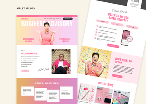 Bright Squarespace Website for a Marketer — Applet Studio