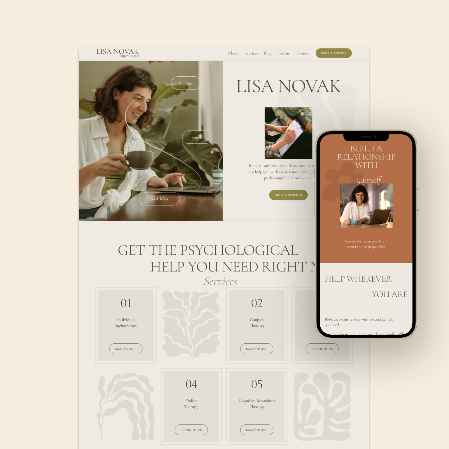 Here&Now – Squarespace 7.1 Fluid Engine