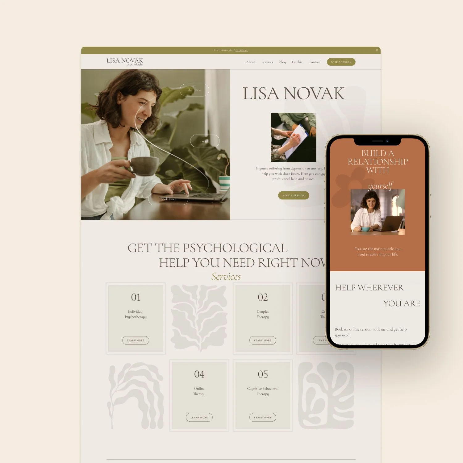 Here&Now – Squarespace 7.1 Fluid Engine
