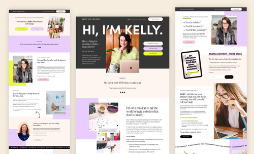 Upbeat Squarespace Website for a Squarespace Web Designer — Applet Studio