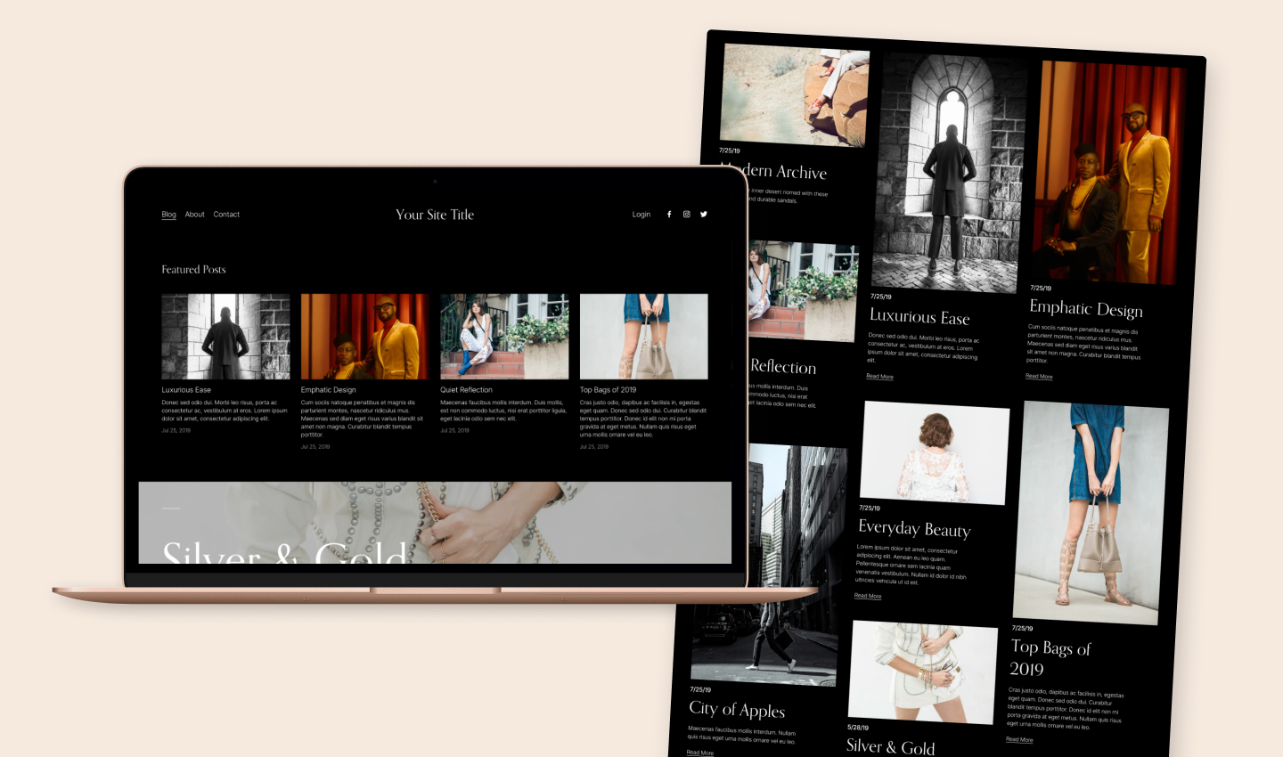 best squarespace templates for blogs Mérida