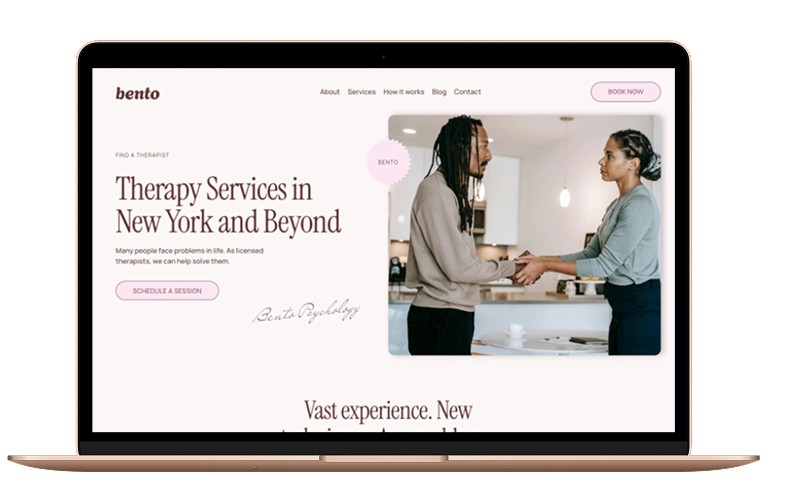 Bento Squarespace Template for business
